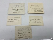 Charles De Gaulle Presidential Correspondence Cards 1960-61 France Lot