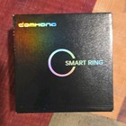 Domhong Smart Ring Activity Tracker Silver Titanium Size 9 Heart Rate Sleep TK20