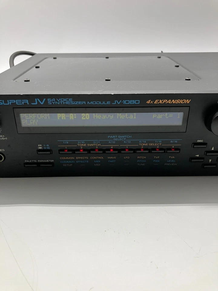 Roland JV-1080 Synthesizer Module 1994 w/Power Cord Working ZG95928 - Image 2 of 4