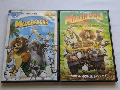 Madagascar and Madagascar Escape 2 Africa DVD Set