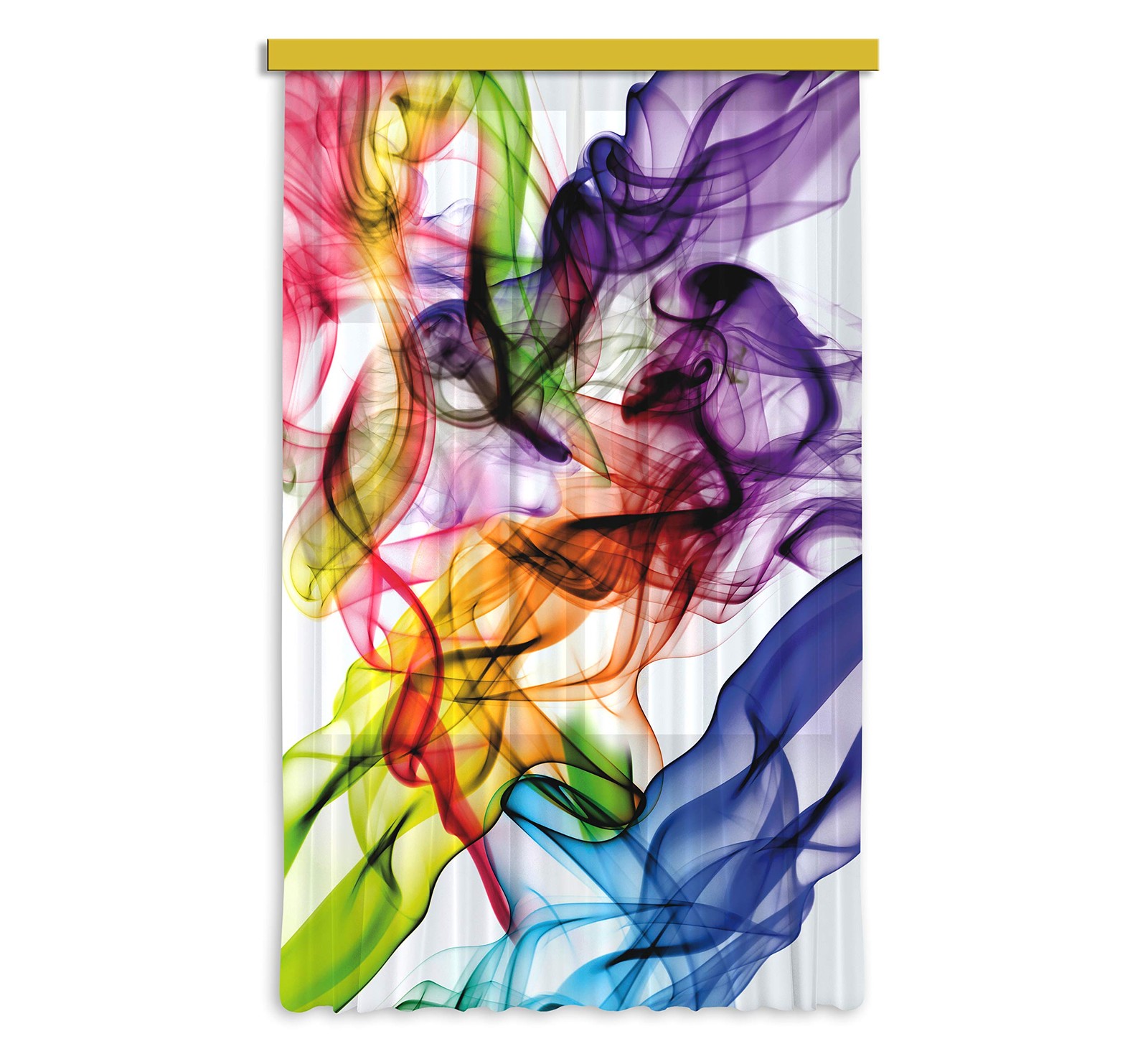 Rideau multicolore haut de gamme 140x245 cm tissage jacquard
