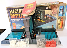 Vintage Electronic Battleship Game Tested Works w/ Manual Milton Bradley 1982