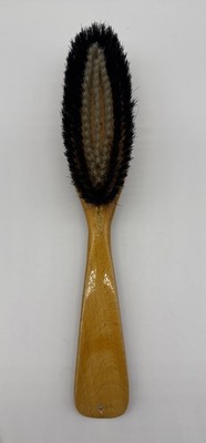 West Germany Vintage Wooden Clothes Brush & Shoe Horn 12 in Double Sided