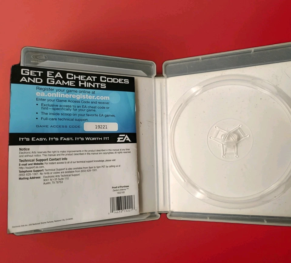 Dante's Inferno Divine Edition - PS3 - SOLO ESTUCHE Y MANUAL; SIN DISCO Foto 4 de 4