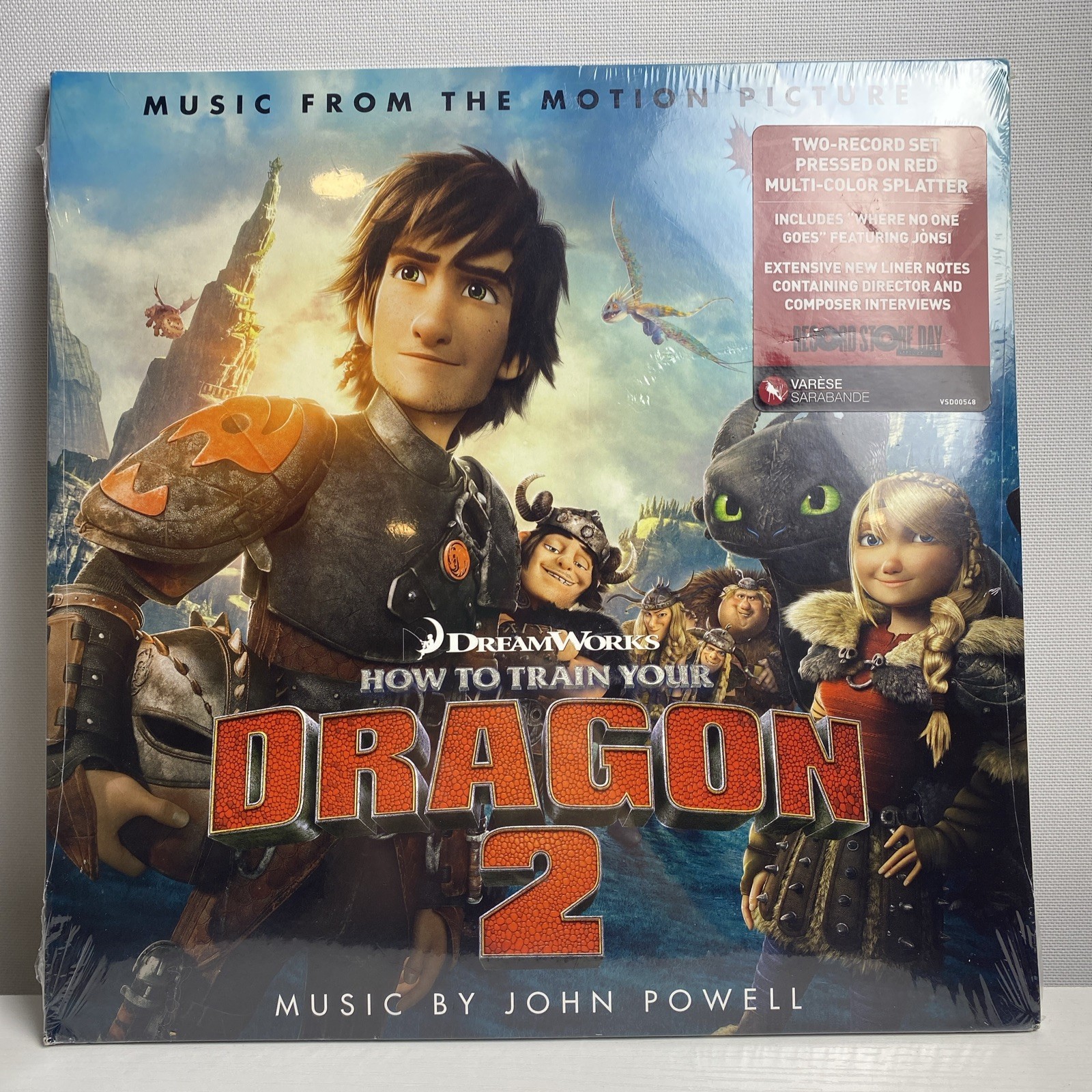 JOHN POWELL How To Train Your Dragon 2 RSD 2x LP COLORED VINYL NEW Sealed