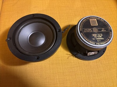2X Tieftöner  Visaton WSP 13 S HiFi Woofer 45/55W unbenutzt