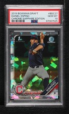 2019 Bowman Chrome Draft Sapphire Edition Daniel Espino PSA 10 GEM MT 17ni