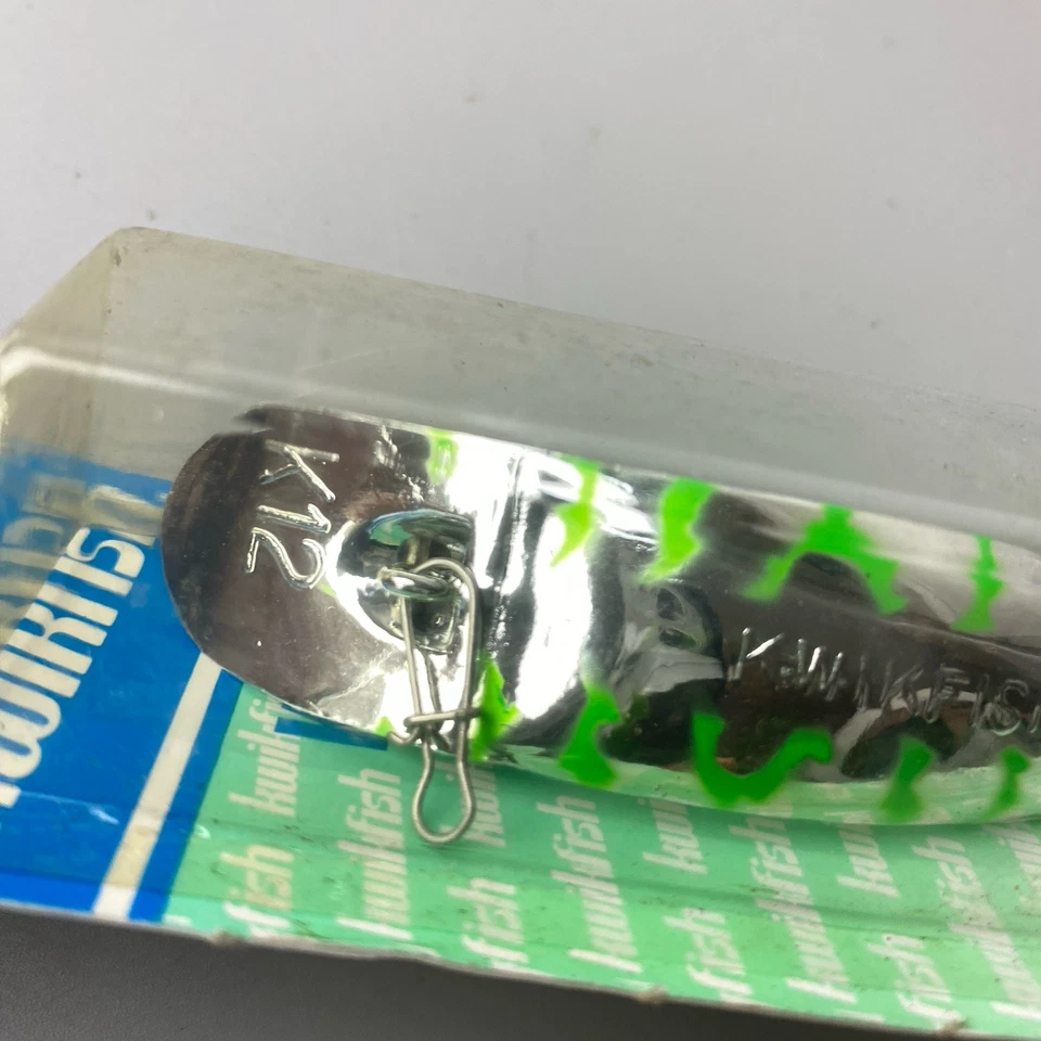 Luhr Jensen Kwikfish K12 Astilla Verde Carta Grinch Pre-Rapala Pesca EE. UU. Foto 3 de 4