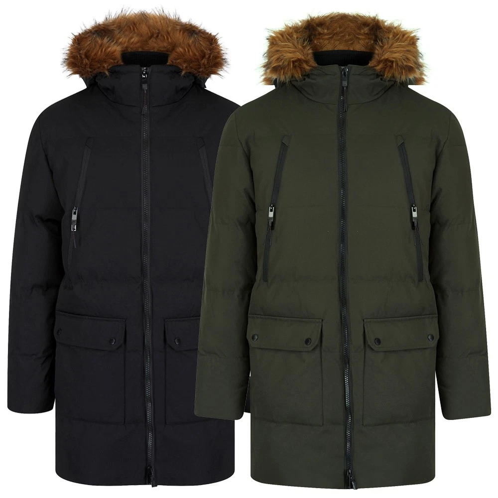 Tokyo Laundry Parka Coat Men's Padded Hooded Winter Jacket Zip Pockets Quilted
Opens in a new window