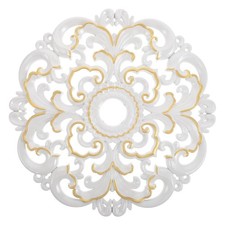 Lighting Ceiling Medallion: Vintage Cover Plate - Ceiling Fan Medallion Light