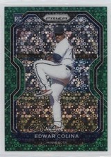 2021 Panini Prizm Green Donut Circle Prizm Edwar Colina #51 2c6