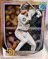 2025 Bowman Chrome - Jackson Merrill #38  Mojo Refractor San Diego Padres RC