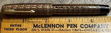 Parker Vacumatic Golden Web Vintage Fountain Pen - 14k Fine Nib
