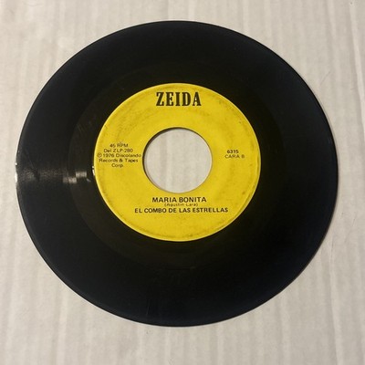 EL COMBO DE LAS ESTRELLAS: plegaria vallenata / maria bonita ZEIDA 7'' Single