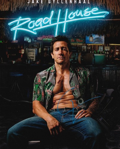 JAKE GYLLENHAAL signed Autogramm 20x25cm ROAD HOUSE in Person autograph ACOA