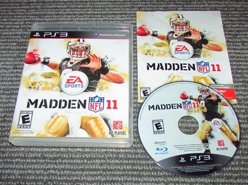 Madden NFL 11 Football for PlayStation 3 PS3 Complete Fast Shipping