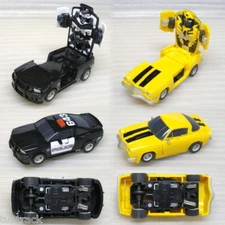 2pc 2007 Micro Scalextric TRANSFORMERS Slot Car UK SetOnly BumbleBee & Barricade