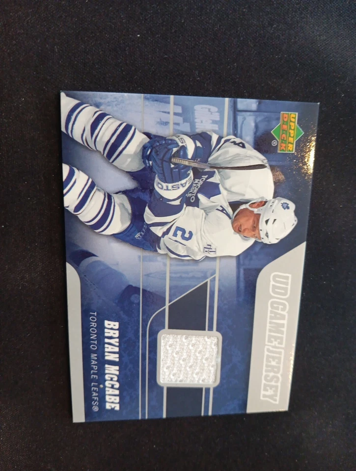 2006-07 Upper Deck Series 2 UD Игровая Футболка Брайана Маккейба #J2-BR - Изображение 4 из 4