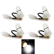 4X White HID Hideaway Bulbs Flash Strobe Replacement Lamp Bulbs Tube Light 12V