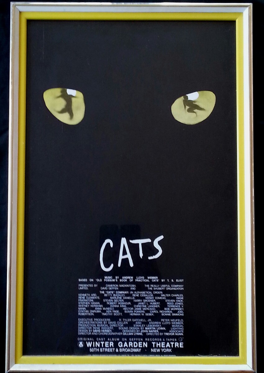 キャッツ(ミュージカル)ジュリワルボールポスター　ロバートハインデル キャッツ(ミュージカル)ジュリワルボールポスター ロバート