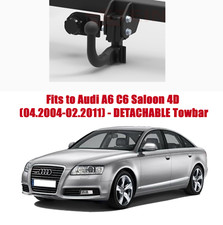 DETACHABLE Tow Bar For Audi A6 C6 Saloon (2004-11) NO ELECTRICS - A089/1