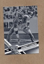 jarrett parker sf giants 410 2017 topps black white negative card