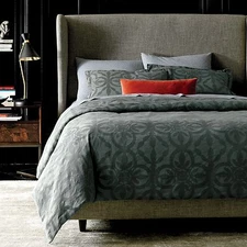 DwellStudio Dwell Sudio Geneva Linen Queen Duvet Cover & Standard Sham Set