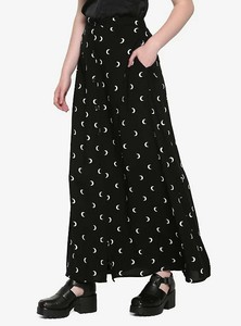 black button down maxi skirt
