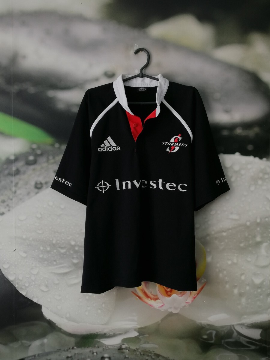 悠*様 everyone back logo og border long S Stormers 2003 - 2004 vintage rugby union shirt jersey Adidas size