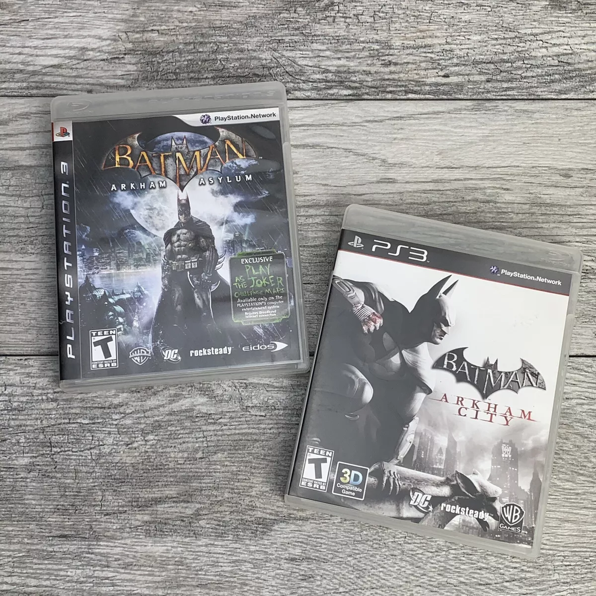 Batman Arkham City and Arkham Asylum PS3 PlayStation 3