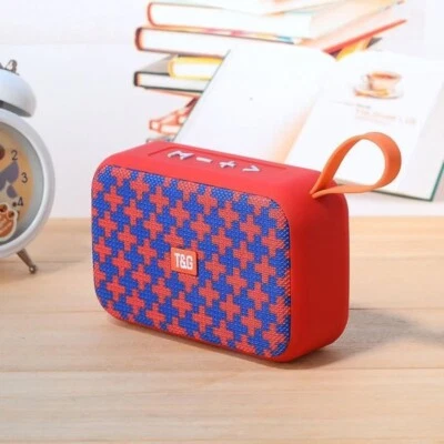 Enceinte Bluetooth TG506 Sans fil Caisson de basse 3W Étanche Bleu rouge - Photo 1/4