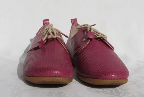 $160 PIKOLINOS US Women’s 10.5 11 42 Pink Leather CALABRIA Lace Up Oxford Shoes - Image 4 of 4