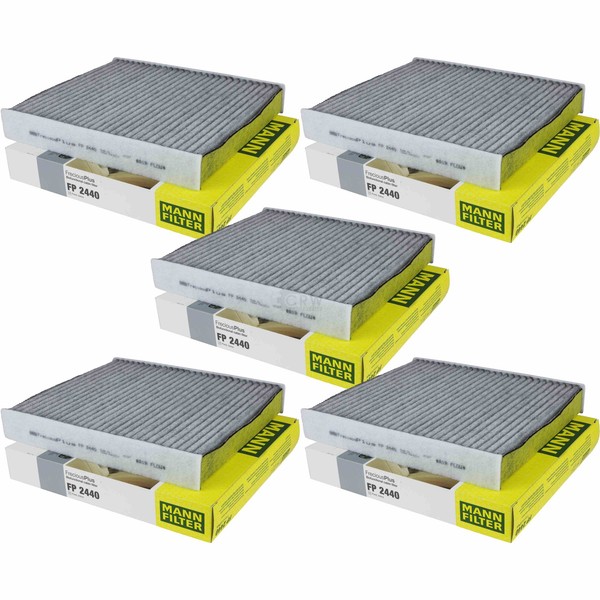 5X Mann-Filter Biofunctional Innenraumfilter FüR Allergiker FP 2440-image