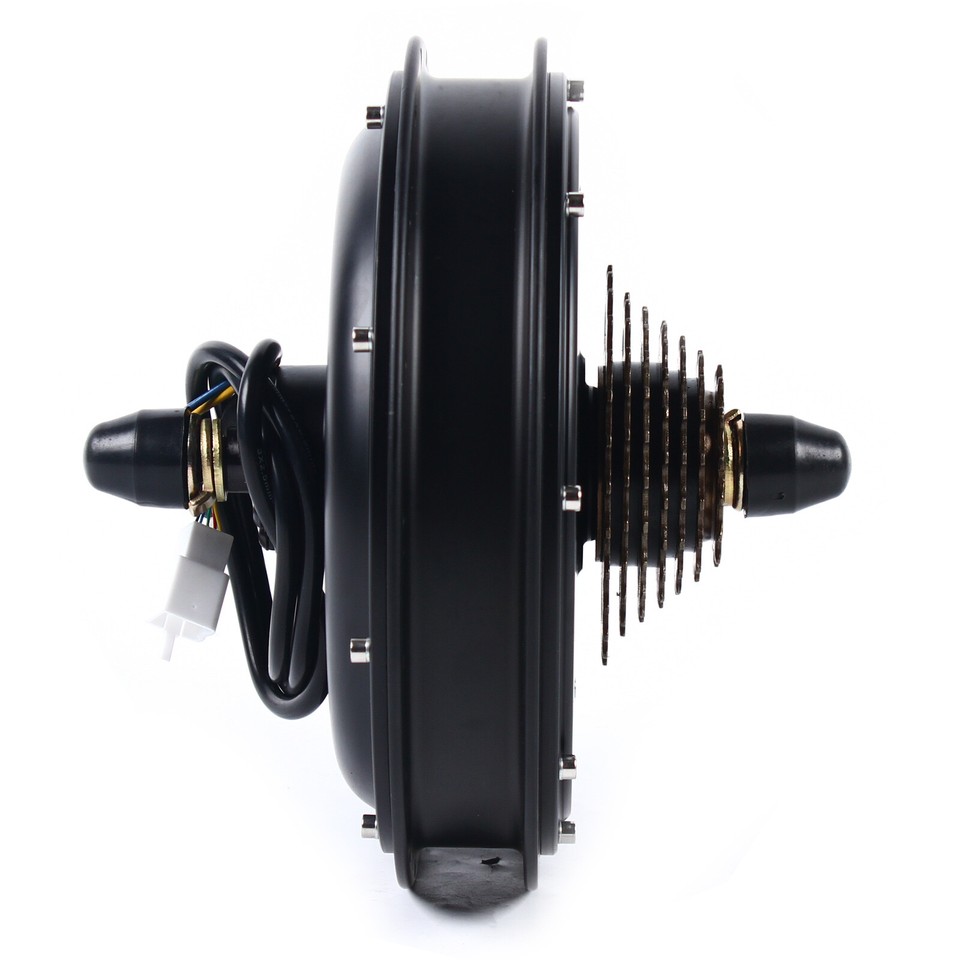 48V 1500W Threaded Rear Wheel Brushless Gearless Hub Motor for Ebike