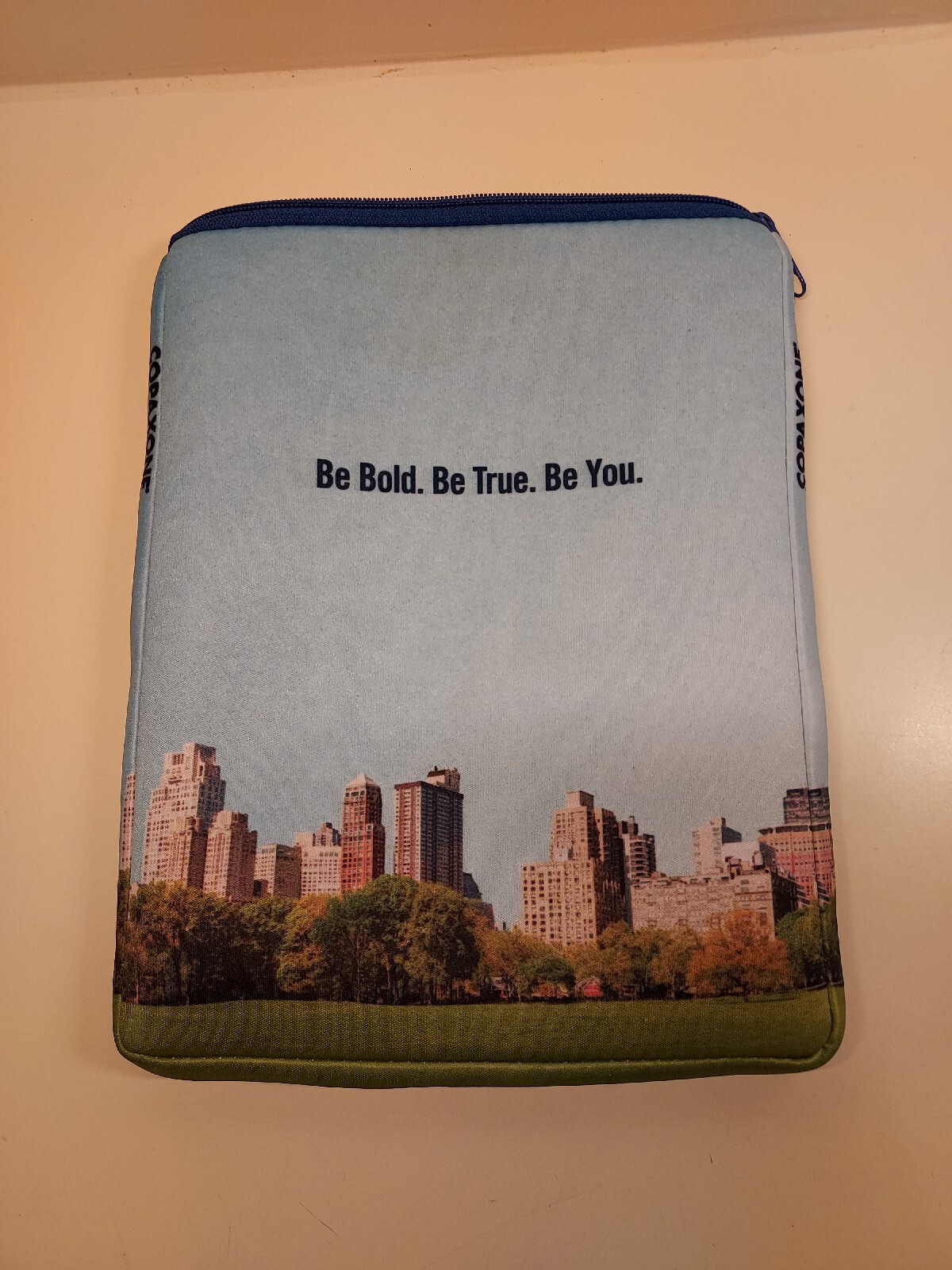 Neoprene iPad Tablet E-Reader Sleeve with Cityscape Design for Medical Promotions  -image