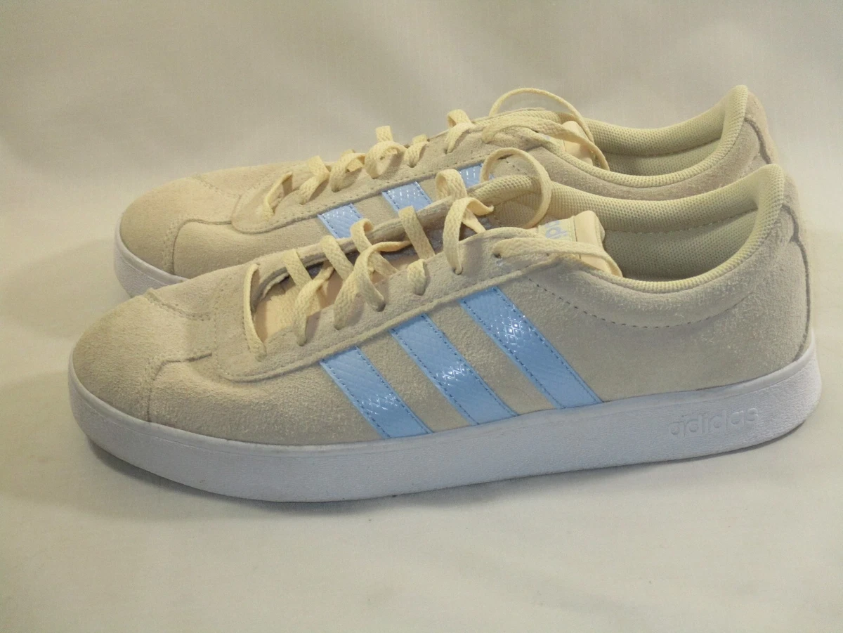 BLUE ADIDAS Womens Vl Court 2.0 Sneaker