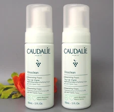 2 PACK Caudalie Vinoclean Instant Foaming Cleanser 5oz / 150ml