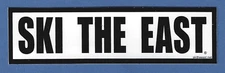 NEW SKI THE EAST SKI RESORT MOUNTAIN SNOWBOARD STICKER DECAL 4 1/2" x 1 1/4"