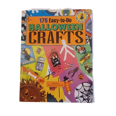 1995 175 Easy to Do Halloween Crafts Paperback Vintage Book