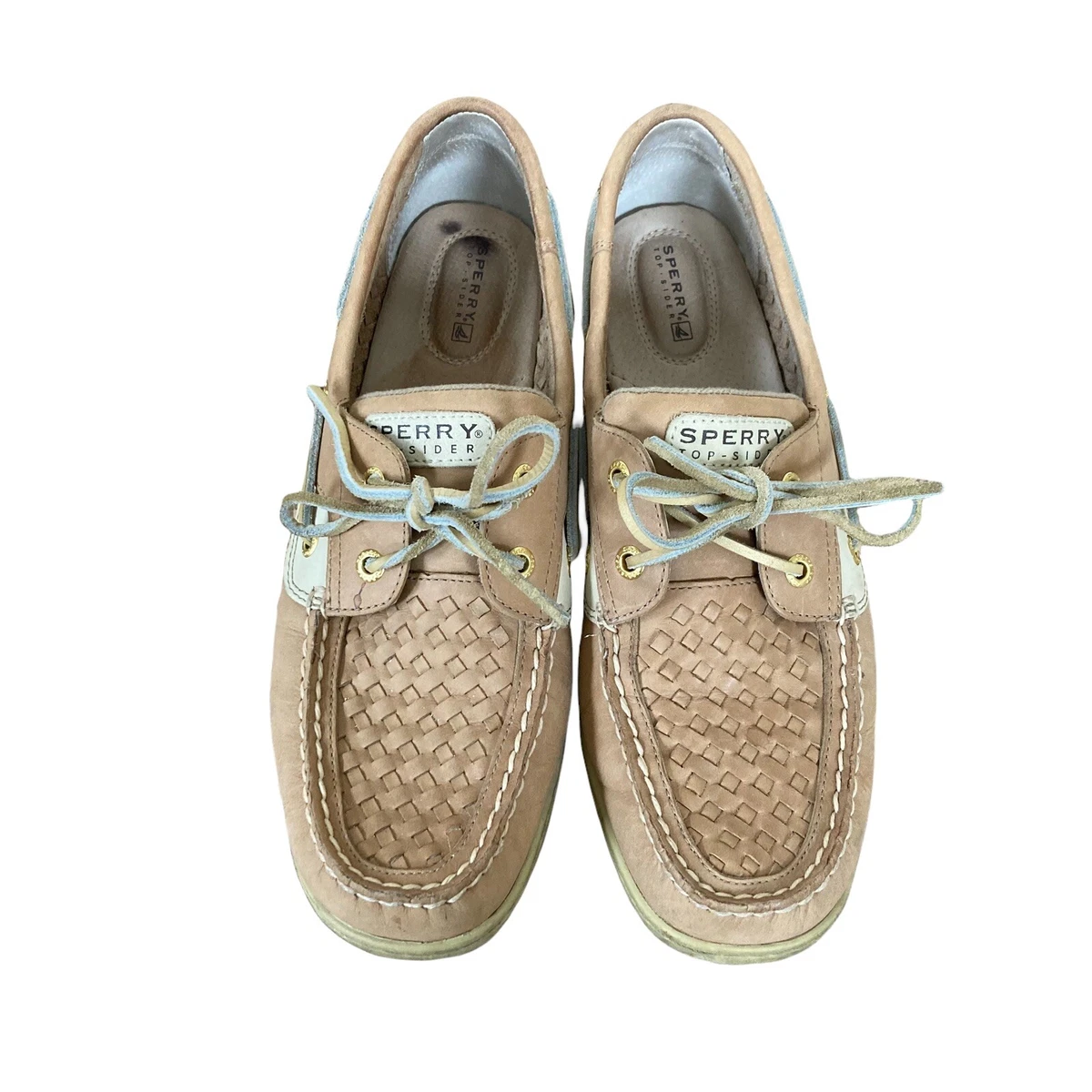 Sperry woven boat shoes deals