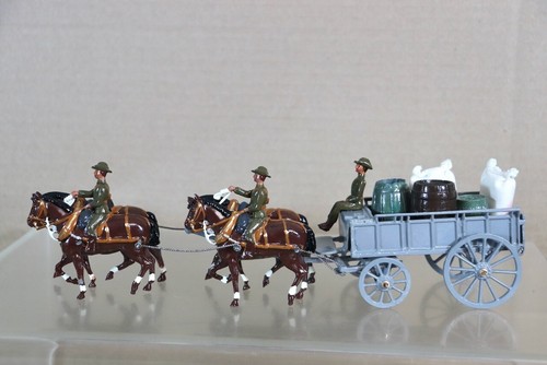 FUSILIER MINIATURES BOER WAR ARMY GENERAL SERVICE SUPPLY WAGON with SLOUCH HAT - Picture 6 of 13