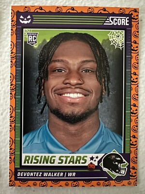 2024 Score-A-Treat Orange Pumpkins RC Devontez Walker Baltimore Ravens