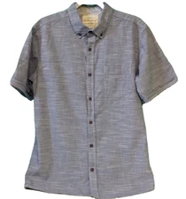 Original Vintage Since 1948 Weatherproof Shirt Men's Size XL Blue-C6