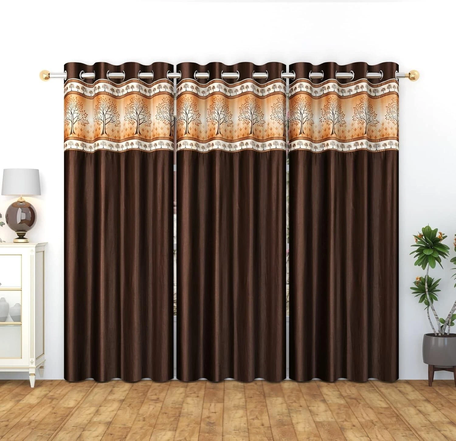 Nuevo Juego De Cortinas Para Ventana De 3 Piezas - 5 Pies
