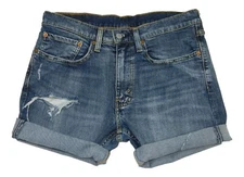 Men's Levi's Shorts Skinny Taper Cut Off Stretch Denim Tag 34 measured Size 32