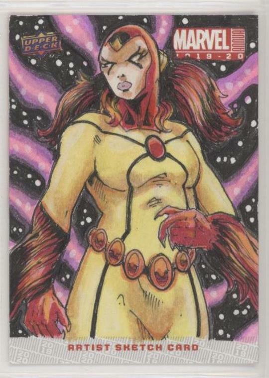 2019-20 Marvel Annual Sketch Card Astra Shi'ar Guard | eBay