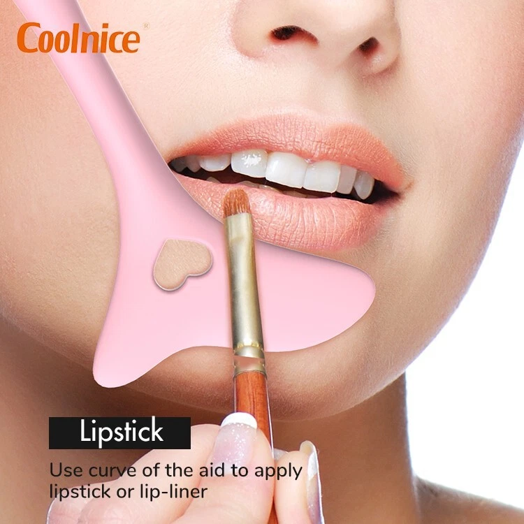 Herramienta de ayuda delineador de ojos de silicona elástica multiángulo suministros suaves plantillas Foto 4 de 4