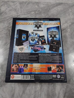 N  DVDセット WWE WrestleMania XX 20 Complete Limited Edition Collectors DVD Set