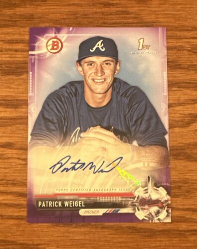 2017 Bowman Prospect Autographs Purple #PAPW Patrick Weigel /250