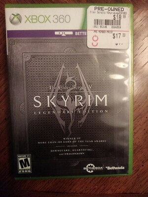The Elder Scrolls V: Skyrim -- Legendary Edition (Microsoft Xbox 360, 2013)